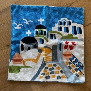Pillowcase bought in Santorini Greece